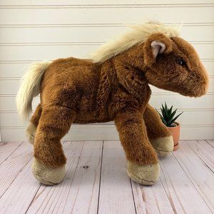 Dakin Huggables Charlotte Horse 14" Plush Toy Brown Pony  Stuffed Toy Vintage